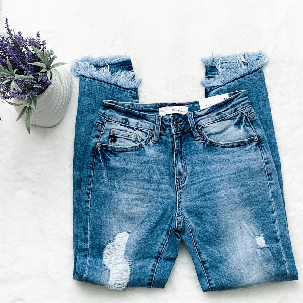 Mid Rise Ankle Skinny Jeans - Picture 4 of 14